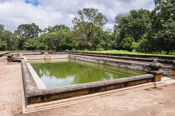 Twin Ponds (Kuttam Pokuna), Sacred City of Anuradhapura, UNESCO World Heritage Site, Sri Lanka, Asia