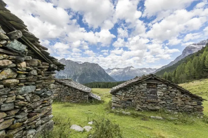 Framed Print : Typical alpine stone huts, Entova Alp, Malenco Valley, Sondrio province, Valtellina Framed Print : Typical alpine stone huts, Entova Alp, Malenco Valley, Sondrio province, Valtellina