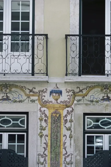 Framed Print : Typical azulejos (painted tiles) Framed Print : Typical azulejos (painted tiles)