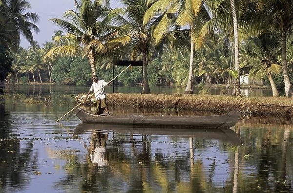 Typical backwater scene