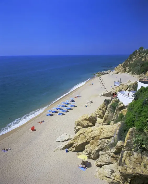 Framed Print : Typical Costa Brava beach near Calella Framed Print : Typical Costa Brava beach near Calella