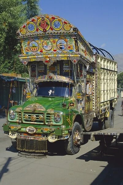 Typical decorated truck