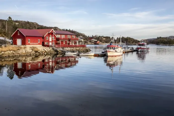 Framed Print : A typical fishing village Froya Island, Trondelag, Norway, Scandinavia, Europe Framed Print : A typical fishing village Froya Island, Trondelag, Norway, Scandinavia, Europe