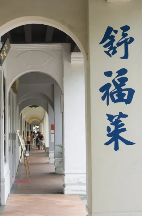 Framed Print : Typical five foot way in Chinatown Framed Print : Typical five foot way in Chinatown