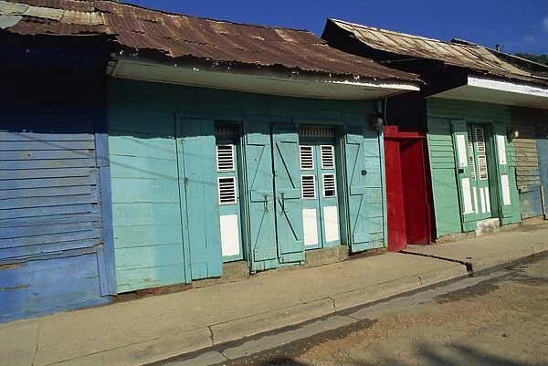 Typical housing in the town of Cap Haitien