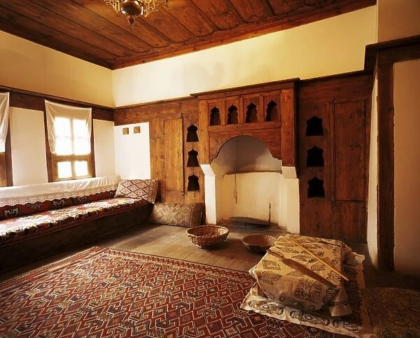 Typical Ottoman house with fireplace