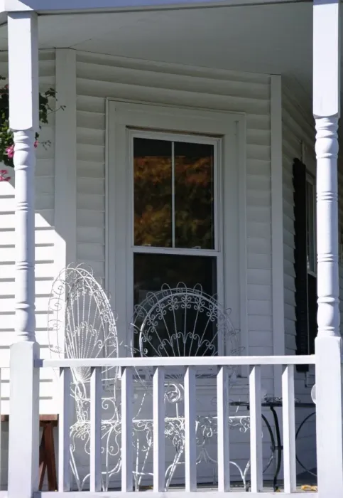 Framed Print : Typical front porch on a house Framed Print : Typical front porch on a house