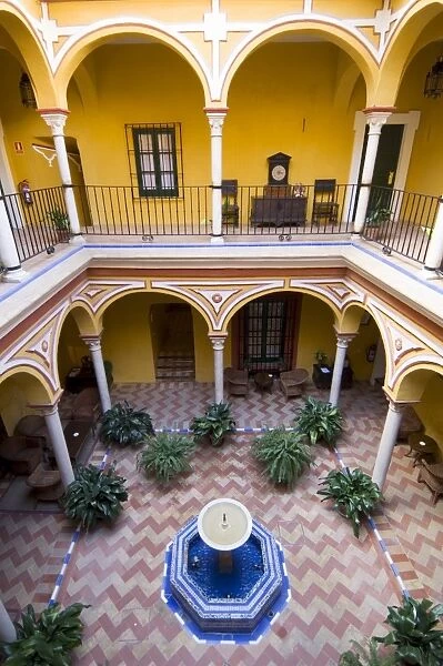 Typical riad style house now converted into Hotel Las