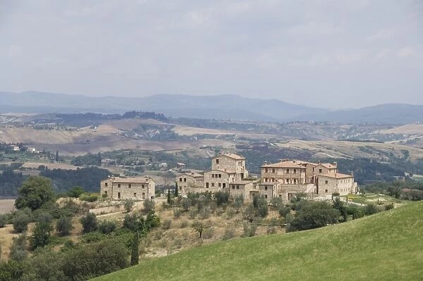 Typical view of the Tuscan landscape