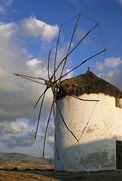 Typical windmill in Antiparos town