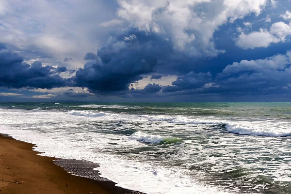 Tyrrhenian Sea, Capalbio beach, Province of Grosseto, Maremma, Tuscany, Italy, Europe