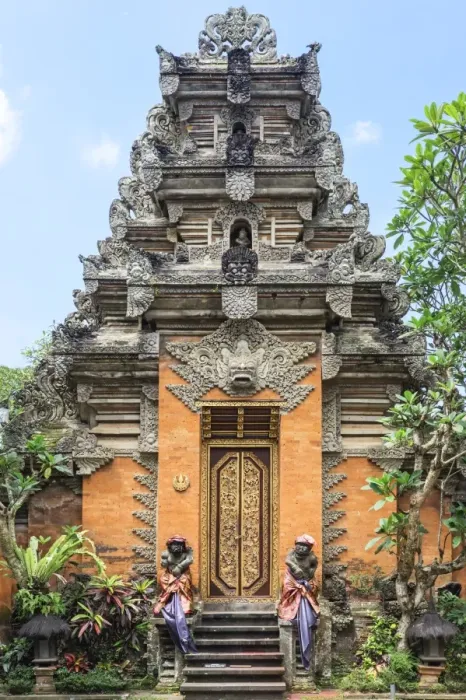 Framed Print : Ubud Palace, Bali, Indonesia, Southeast Asia, Asia