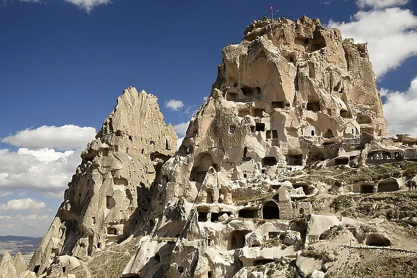 Uchisar Castle, UNESCO World Heritage Site, Uchisar, Cappadocia, Anatolia, Turkey, Asia Minor, Asia