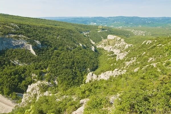 The Ucka canyon, Istria, Croatia, Europe