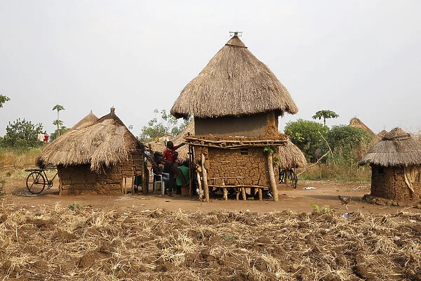 Ugandan village, Uganda, Africa