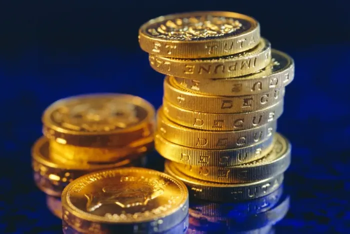 Framed Print : UK Pound coins Framed Print : UK Pound coins