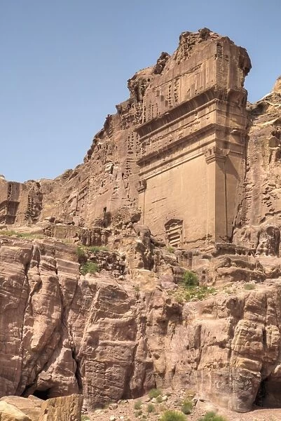 Uneishu Tomb, Petra, UNESCO World Heritage Site, Jordan, Middle East
