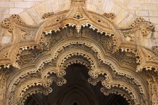 Unfinished chapels, Santa Maria da Vitoria Monastery, UNESCO World Heritage Site, Batalha, Portugal, Europe
