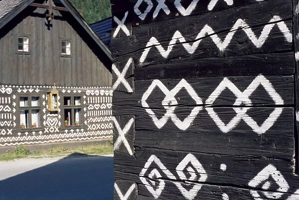 Unique decoration of houses based on patterns used