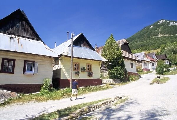 Unique village architecture of Vlkolinec village