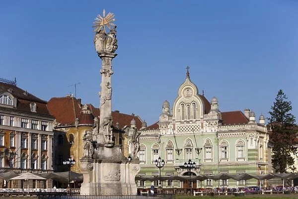 Unirii square, Timisoara, Romania, Europe