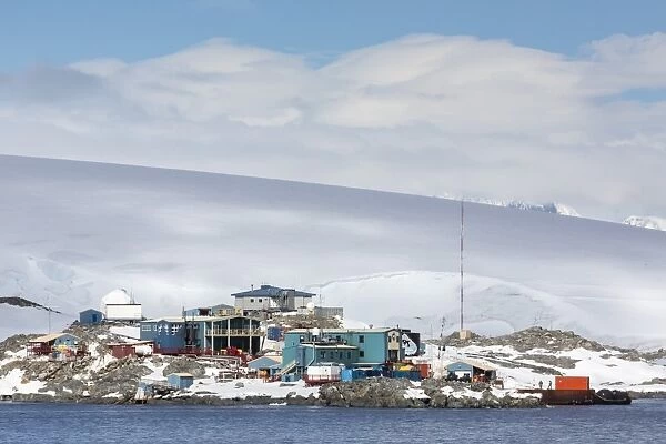 United States Palmer Research Station in Arthur Harbor, Antarctica, Southern Ocean, Polar Regions