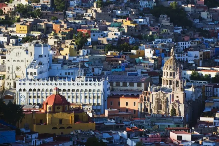 Framed Print : University building and Cathedral, Guanajuato, UNESCO World Heritage Site Framed Print : University building and Cathedral, Guanajuato, UNESCO World Heritage Site