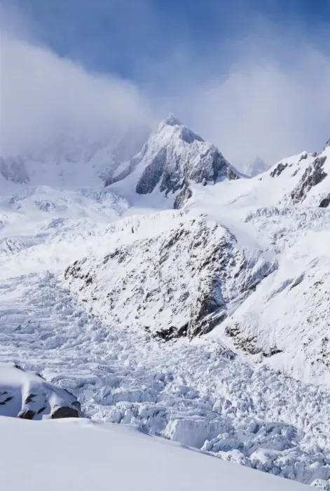 Framed Print : Upper Fox Glacier and the Southern Alps Framed Print : Upper Fox Glacier and the Southern Alps