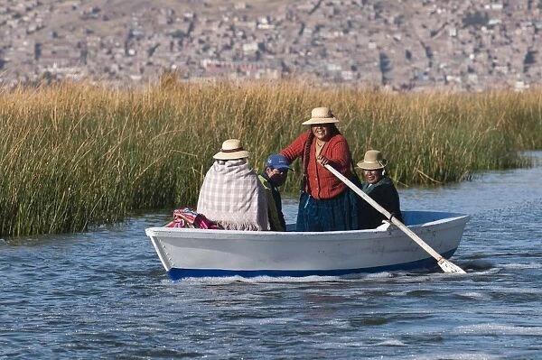 Uros Island, Lake Titicaca, Peru, South America