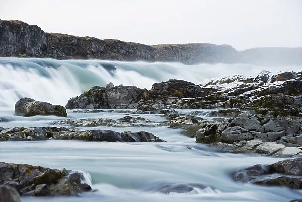 Urridafoss waterfall, South Iceland, Iceland, Polar Regions