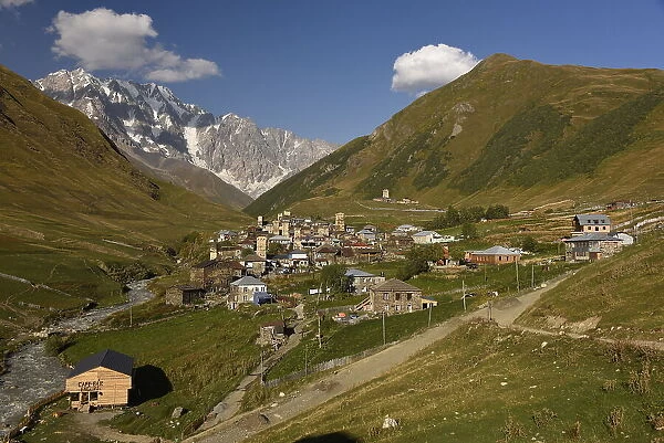 Ushguli village, UNESCO World Heritage Site, Svaneti, Caucasus, Georgia, Central Asia, Asia