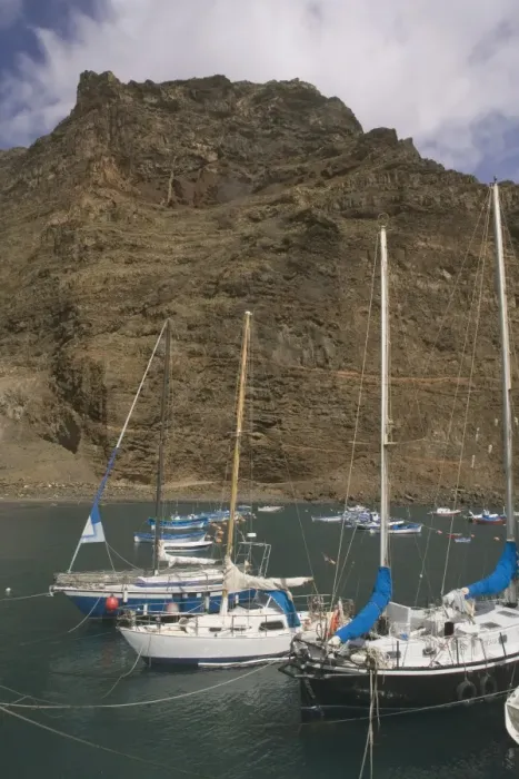 Framed Print : Valle Gran Rey harbour, La Gomera, Canary Islands, Spain, Atlantic, Europe Framed Print : Valle Gran Rey harbour, La Gomera, Canary Islands, Spain, Atlantic, Europe
