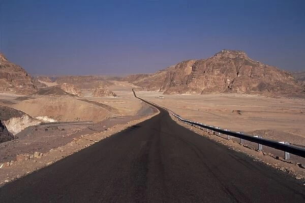 Valley of the Gazelles on the road to St. Catherines monastery, Sinai desert