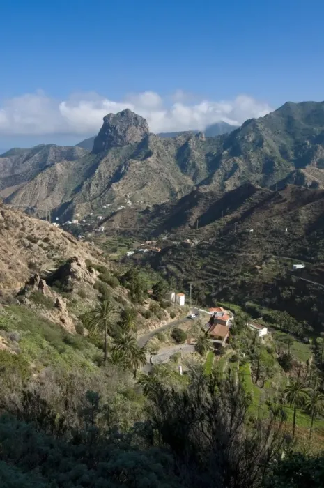 Framed Print : The valley of Vallehermoso, La Gomera, Canary Islands, Spain, Europe Framed Print : The valley of Vallehermoso, La Gomera, Canary Islands, Spain, Europe