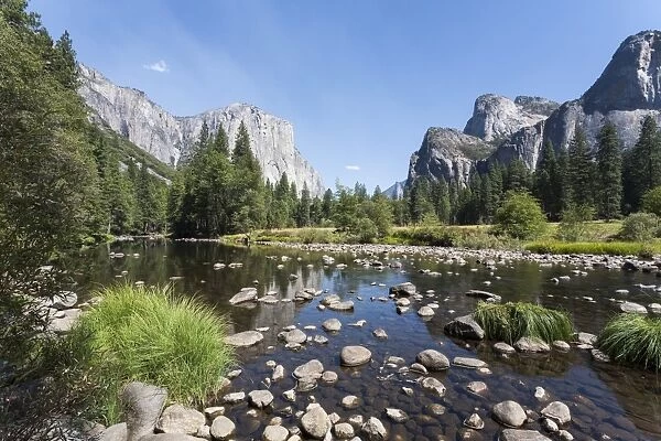 Valley View with El Capitan, Yosemite National Park, UNESCO World Heritage Site