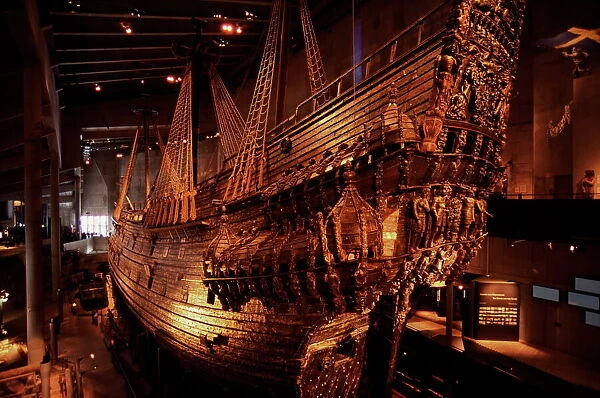 Vasa, a 17th century warship, Vasa Museum, Stockholm, Sweden, Scandinavia, Europe