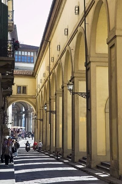 The Vasari Corridor (Corridoio Vasariano), UNESCO World Heritage Site, Florence