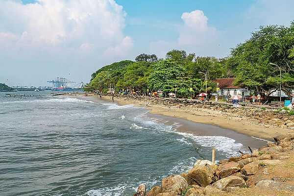 Vasco da Gama Beach, Kochi, Kerala, India, Asia