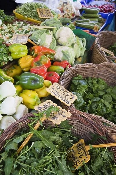 Vegetables, Campo de Fiori market, Rome, Lazio, Italy, Europe