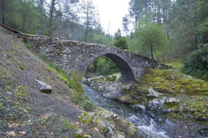Framed Print : Venetian bridge in the Troodos mountains, Cyprus, Europe Framed Print : Venetian bridge in the Troodos mountains, Cyprus, Europe