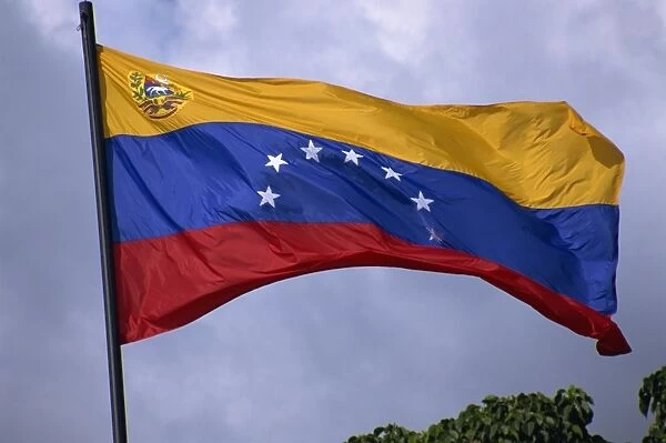 Venezuelan flag, Venezuela, South America