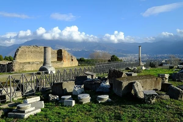 Venus Temple, Pompeii, UNESCO World Heritage Site, the ancient Roman town near Naples