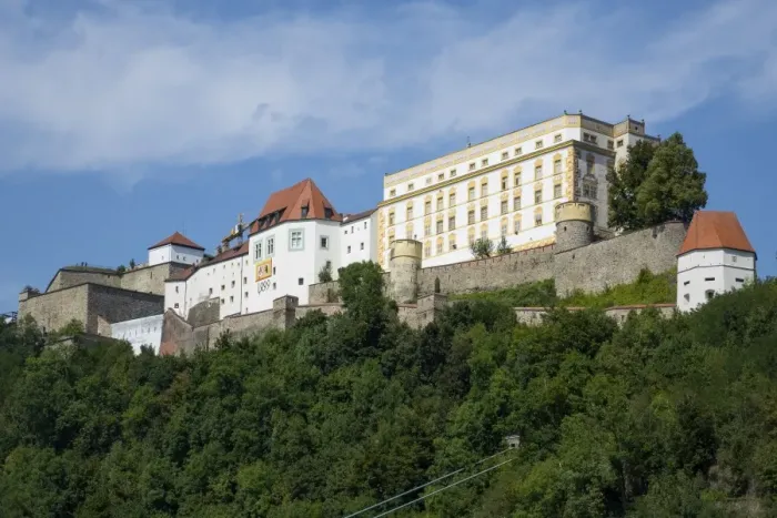 Framed Print : Veste Oberhaus Fortress, Passau, Lower Bavaria, Germany, Europe Framed Print : Veste Oberhaus Fortress, Passau, Lower Bavaria, Germany, Europe