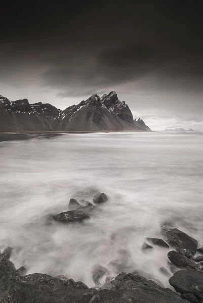 Vestrahorn mountains at Stokksness, Iceland, Polar Regions