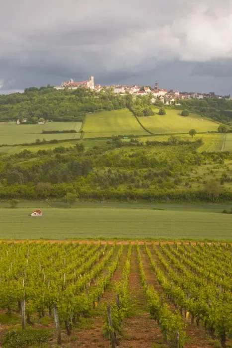 Framed Print : Vezelay, Burgundy, France, Europe
