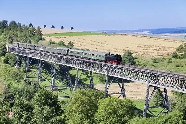 Viaduct, Sauschwanzlebahn, historical railway, Epfenhofen, Black Forest, Baden Wurttemberg, Germany, Europe