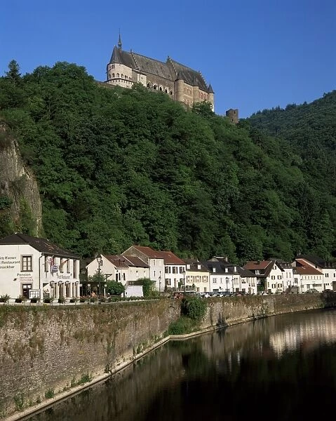 Vianden town and castle