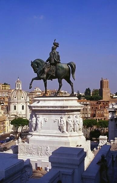 Victor Emmanuel II Monument, Venice Square, Italy