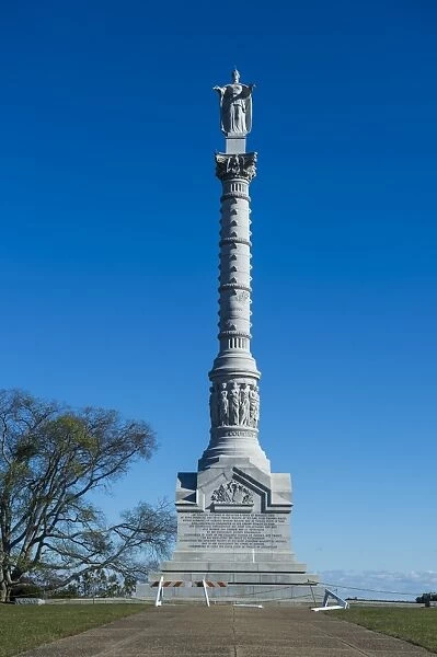 Victory monument, Historical Yorktown, Virginia, United States of America, North America