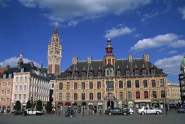 The Vielle Bourse on the Grand Place in the city of Lille in Nord Pas de Calais